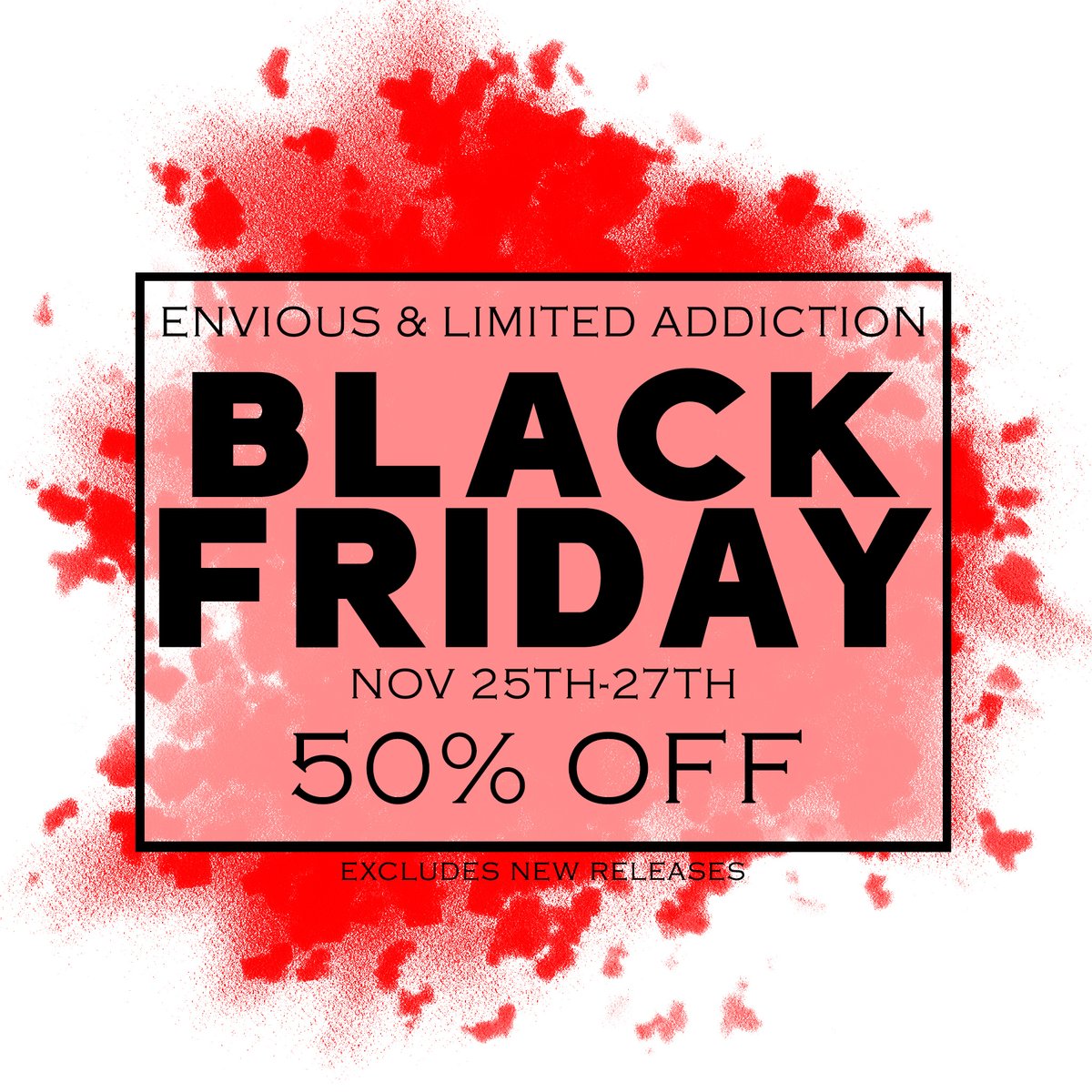 SayanicoleC's tweet photo. Limited Addiction &amp; Envious is having a Black Friday sale Nov 25th-27th ♥ 50% OFF the inworld stores ♥
#SecondLife #SLBlackFriday #SLSale https://t.co/VhJFncRY3f