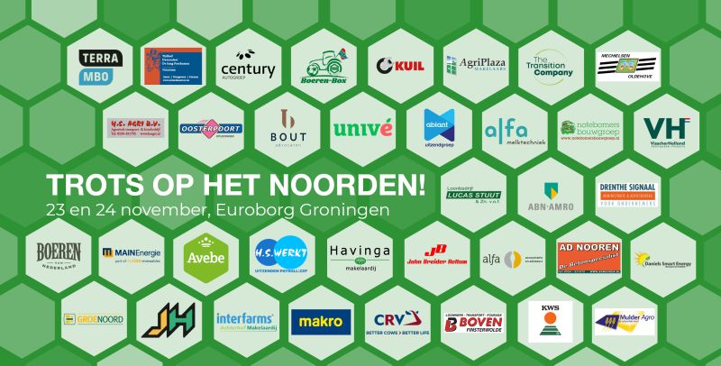 Wij kijken terug op een geslaagde eerste dag van hét beursevenement voor de agrarische sector, Trots op het Noorden! 👌 💚 Morgen is de beurs vanaf 10.00 uur geopend en vanaf 20.00 uur start de beursborrel. Zien wij u morgen? #trotsophetnoorden
