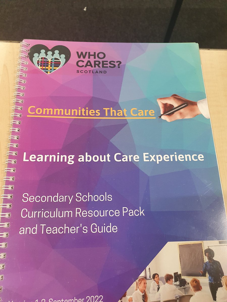 BeggMrs's tweet photo. Thanks to @Lynz_10 from @whocaresscot for delivering part 2 of Learning about Care Experience @St_Andrews_Acad @StAndPastoral 🫂 #communitiesthatcare #thepromise https://t.co/FRaM3Nk7Dr