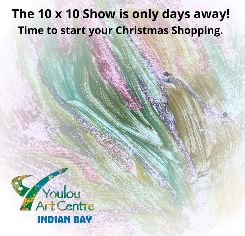 CamKam3's tweet photo. The excitement is mounting over 30, 10 x 10 paintings are on sale at the Youlou Art Centre, starting Nov 26. https://t.co/Q3H4yB9OE3