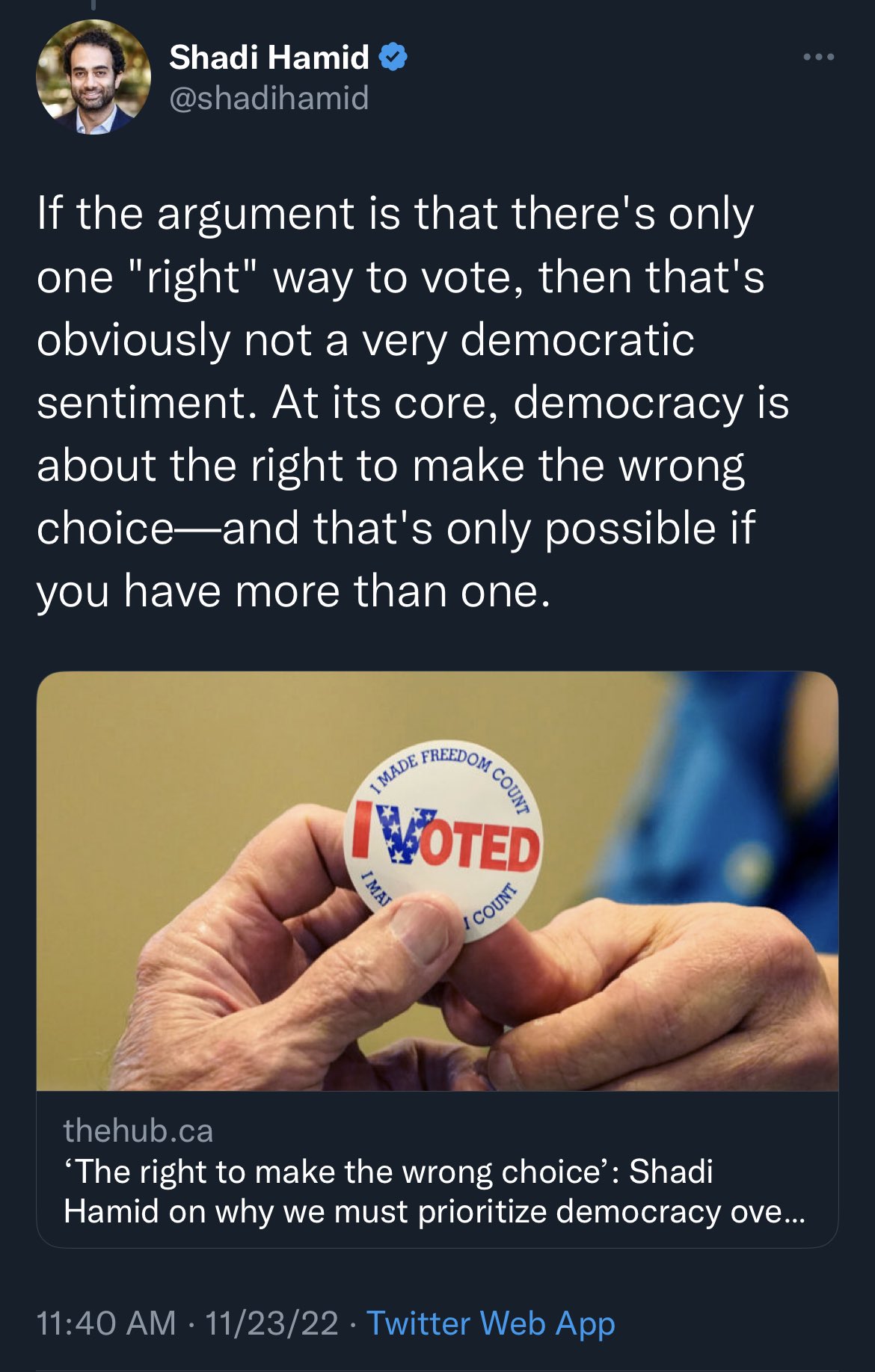 Hayes Brown on Twitter: "“Actually the party saying that the other