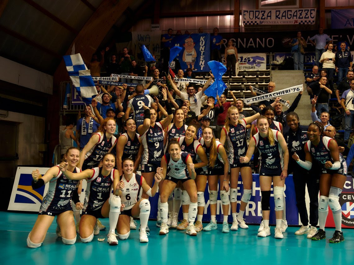 LegaVolleyF's tweet photo. 🏐🏆🇪🇺 @CEVolleyball #ChallengeCup La prima gioia europea non si scorda mai: @76Chieri supera 3-0 #Gacko 
Incontro agevole per le ragazze di coach #Bregoli,
mercoledì 30 previsto il ritorno in terra bosniaca

🗞️👉 https://t.co/F2PCJzSfHm

#iLoveVolley #Showtime #Volleyball https://t.co/UY5acwSBTd