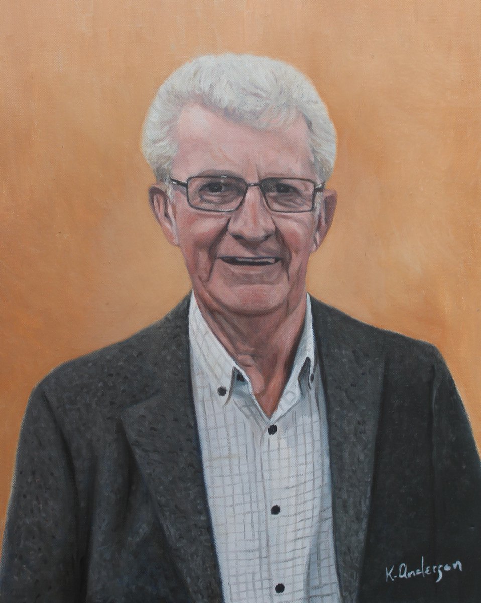 Delighted to share my newest portrait commission. William, known to his friends as Wally.