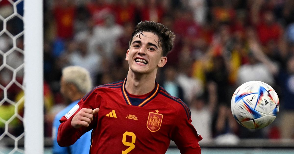 Reuters on Twitter "Spain's Gavi youngest World Cup scorer