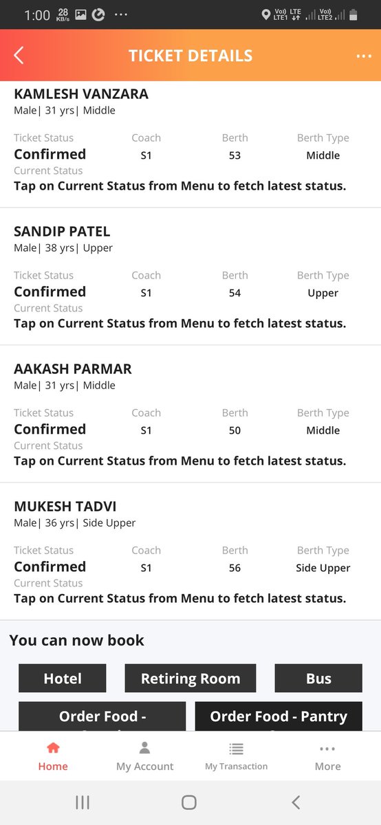 19Sid_Isai's tweet photo. @RailwaySeva @RailMinIndia Please 
Help us , TC has Canceled Our ticket by his own beacuse I forget to changed my boarding station (BRC) Where as I booked from Mumbai Central (MMCT)  train No. 12903 Golden Temple Train PRN 8557808097 We are 5 people going AMRITSHAR Here is My SS https://t.co/RcDpCon5Hk