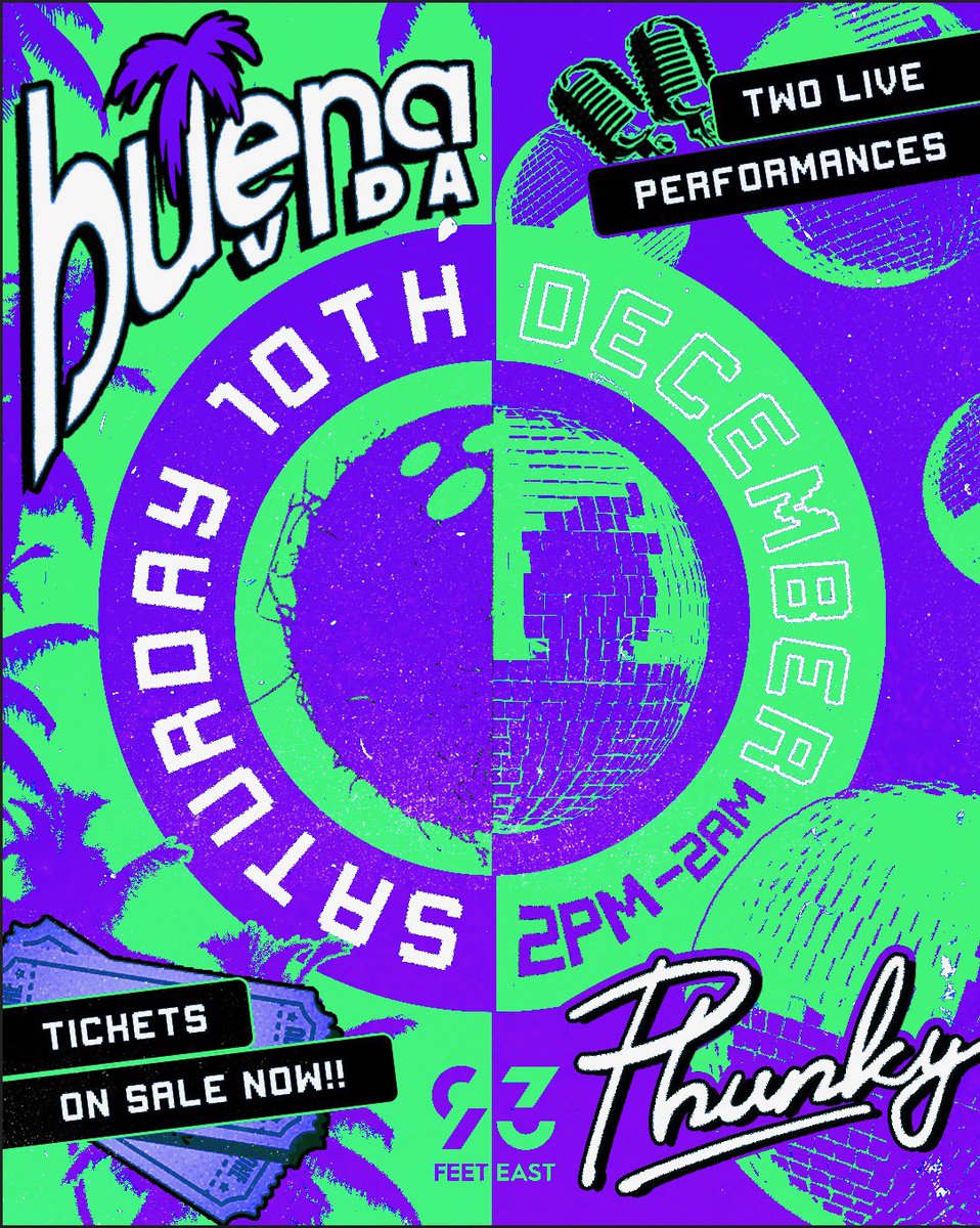 Tickets out now for our party on Saturday 10th December…🌴🎙❤️

events.liveit.io/buena-vida/bue…