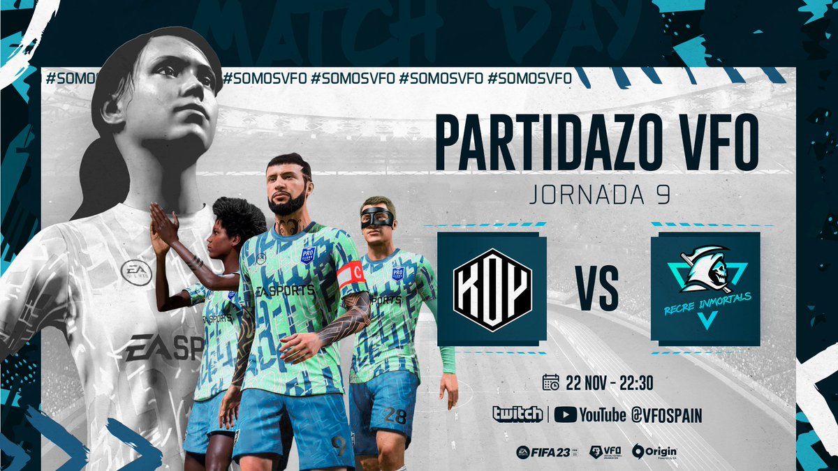VFOspain's tweet photo. Época de Mundial + #PartidazoVFO = 😍

🟠@FunK0P_FC - @recreinmortals 

🟢@SummirGaming - @_Inazuma_Eleven

🔵@InternacionalEA - @UnoDiNoiFIFA 

🎙️@SeeergioGM 
🎙️@Mati_Bernstein 

💻https://t.co/4db0mX6kur https://t.co/PvzdhHRSlt
