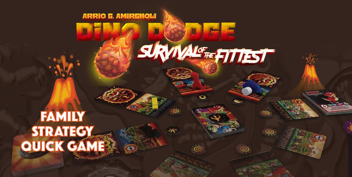 It's not too late to pick up a copy of Dino Dodge!
We will be closing BackerKit and locking orders by the end of November! Hurry and pick up this quick, light strategy, family friendly game! dino-dodge.backerkit.com/hosted_preorde…