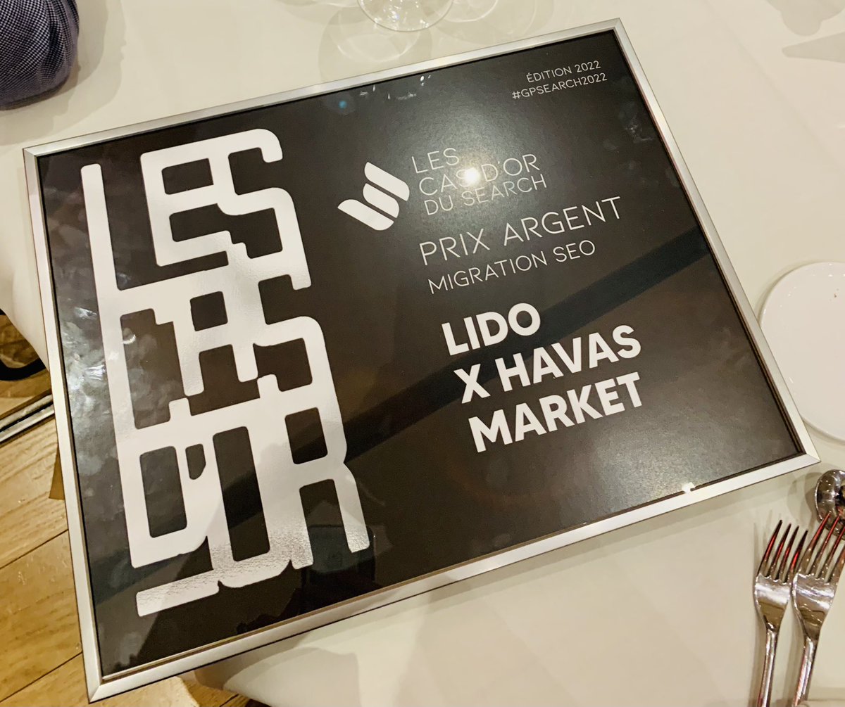 Havas Market France (@havasmarket) on Twitter photo <a href="/HavasMarket/">Havas Market France</a> gagne le prix #ARGENT dans la catégorie de la migration #SEO avec <a href="/LidoParis/">Théùtre du Lido</a> au #gpsearch2022 !
« Merci <a href="/HavasMarket/">Havas Market France</a> de nous accompagner pour la réinvention digitale du Lido de Paris en un temps record ! » Elodie Lacouture Directrice Communication
#Performance <a href="/HavasMarket/">Havas Market France</a> gagne le prix #ARGENT dans la catégorie de la migration #SEO avec <a href="/LidoParis/">Théùtre du Lido</a> au #gpsearch2022 !
« Merci <a href="/HavasMarket/">Havas Market France</a> de nous accompagner pour la réinvention digitale du Lido de Paris en un temps record ! » Elodie Lacouture Directrice Communication
#Performance