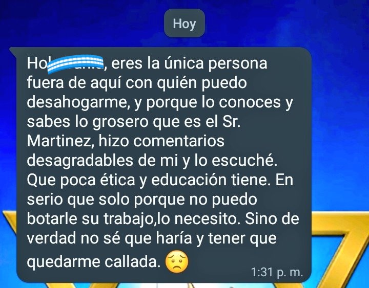 nonima_x's tweet photo. @la_de_rh Milic... Cómo ayudarla? Es persona mayor y tener qué aguantar?? Ese Sr es despreciable https://t.co/FKxfLQTLzO