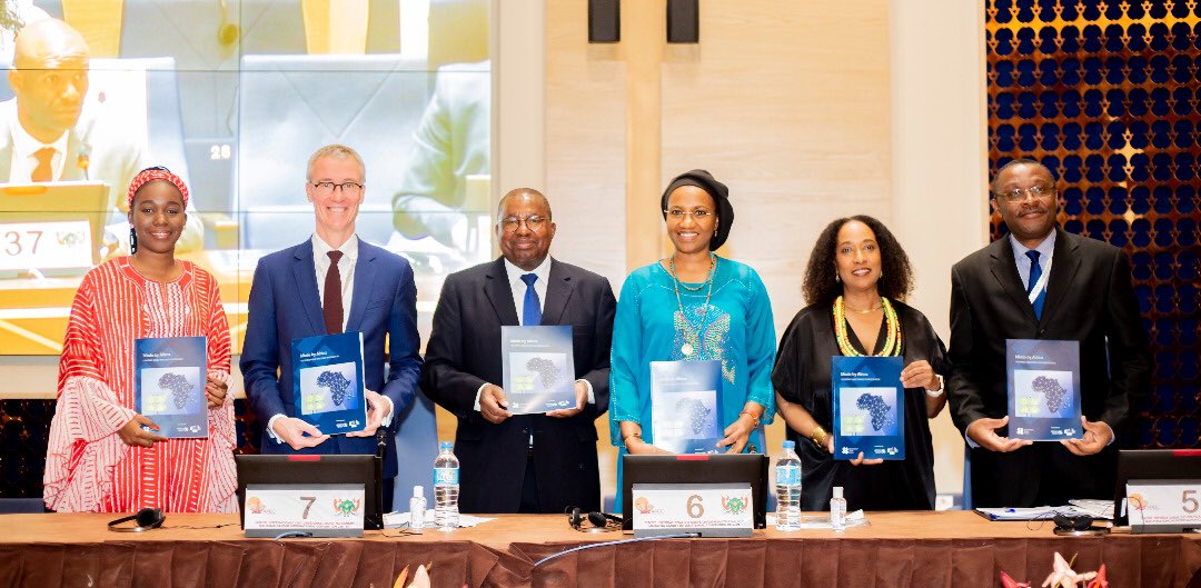 MadameMbakam's tweet photo. So yesterday, I was at the AU heads of States Summit and Africa Industrialization Week in Niamey, for the launching of the Made By Africa report.

What an honour to share my journey and recommandations to policy makers and international partners on the baby food sector in Africa. https://t.co/g3AY0am0em