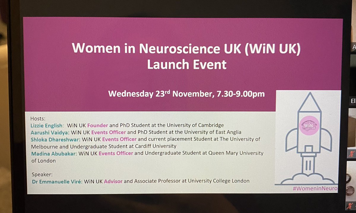 Eeeek it’s time!!!👩‍🔬🧠 @WomeninNeuro_UK #WiNUK #womeninscience #WomenInSTEM #womeninneuroscience