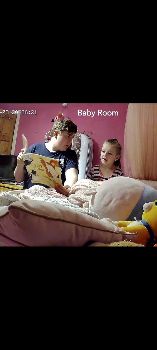 Reading her fave book silly Jack with her big brother Jack ❤️ 💙