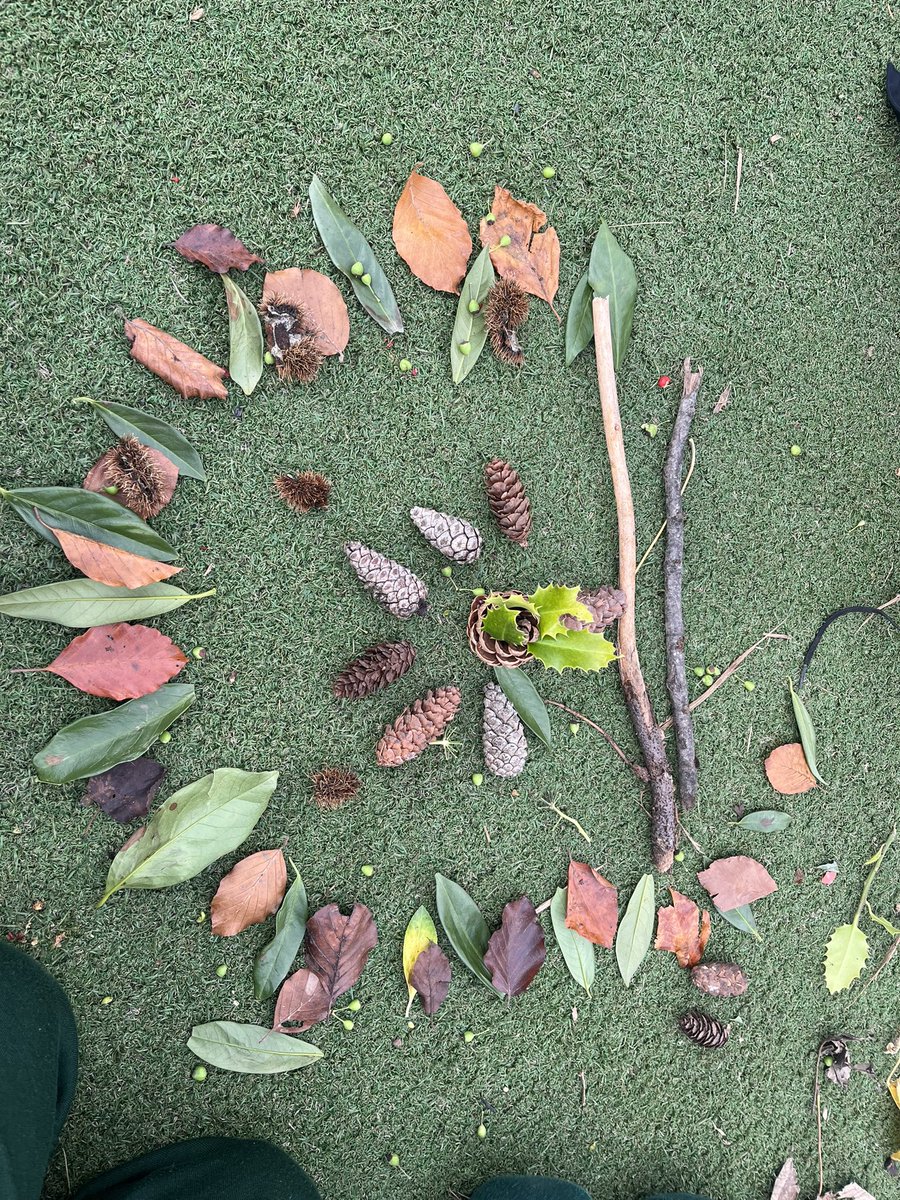 StPetersCroydon's tweet photo. Year 2 took their learning outside yesterday to create natural artwork. Today, they used their learning to write a recount of their experience. @Talk4Writing #hotwrite #outdoorlearning #crosscurricular https://t.co/qxghNIx66A