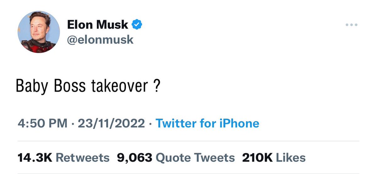 babybossnft's tweet image. What?? 🤩🤩 LFG 🔥🔥 #ElonMusk