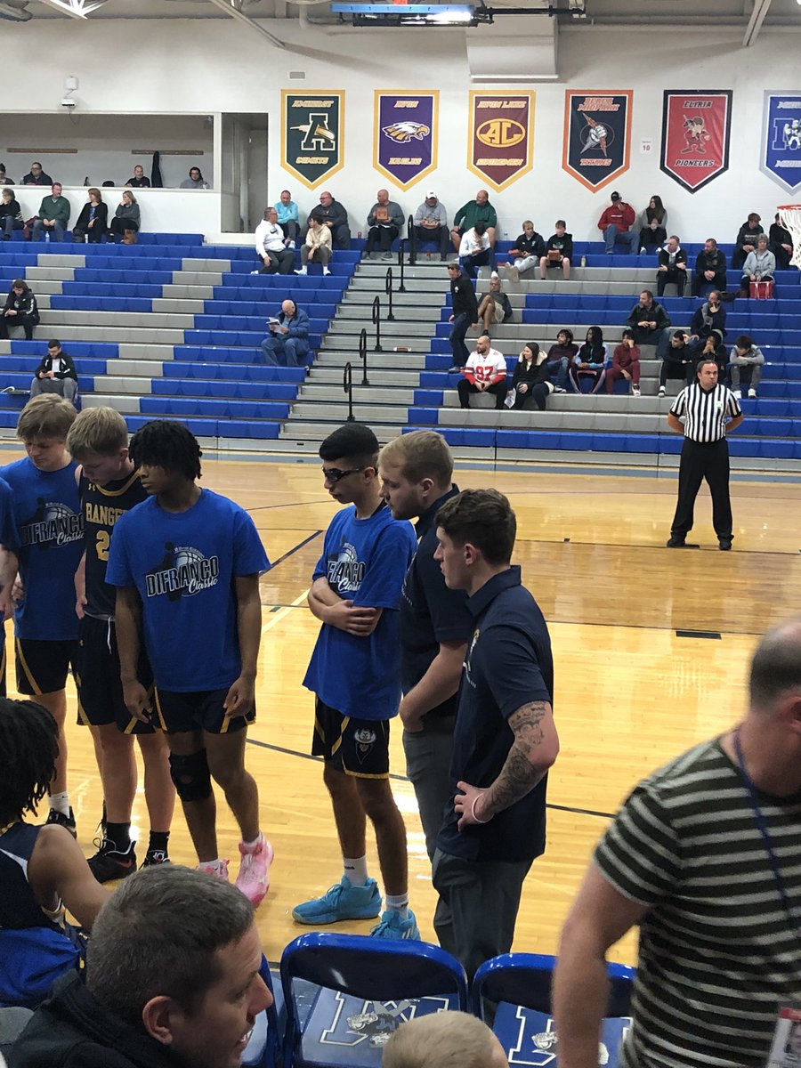 smithm1973's tweet photo. Getting ready to watch a couple of Muskies start their coaching careers @Carson_C_Carter @Msmith1230 learning from Yellow Jacket @NRboysBBALL https://t.co/rTnzB7PJoH