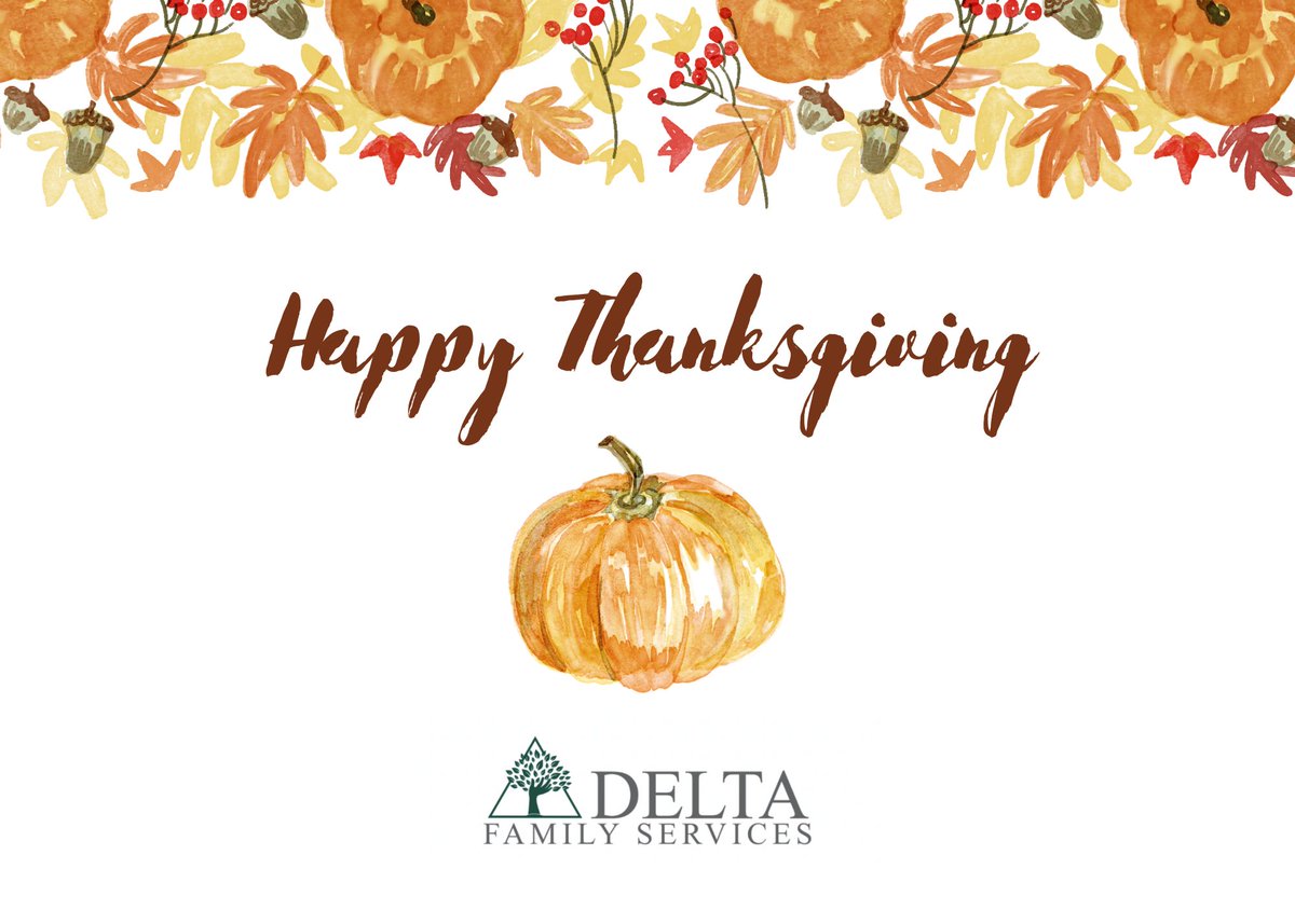Wishing everyone a wonderful Thanksgiving holiday! 🦃

#thanksgiving #holiday #community #DeltaFamilyPA