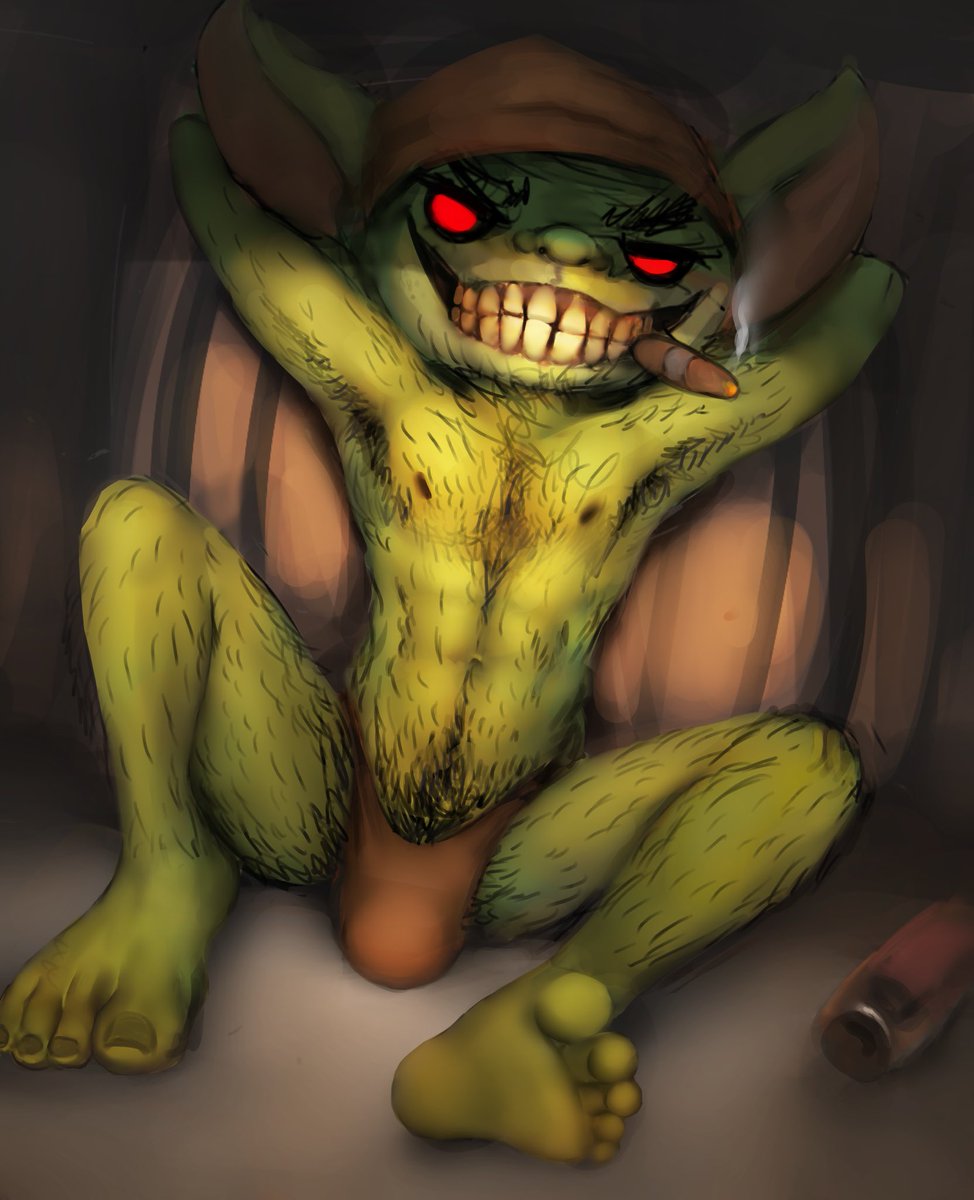 goblin_idiot's tweet photo. GOBLIN MODE https://t.co/5oUipVeOa5