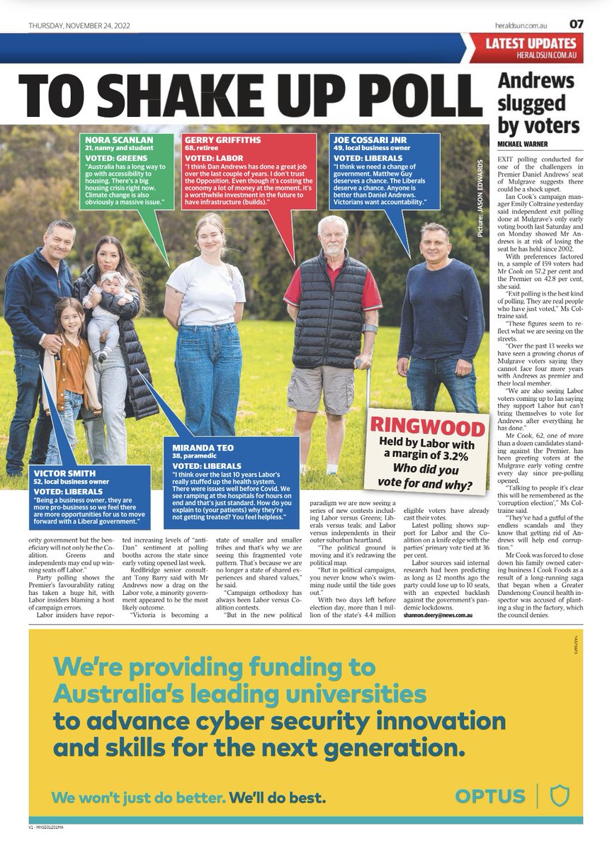 hrhmackenzie's tweet photo. 💥💥💥. A MINORITY DANIEL ANDREWS GOVERNMENT IS PREDICTED……we’ll see #DanMustGo #VoteLaborLast #VoteIanCook In Mulgrave https://t.co/LXH4A6HWWU