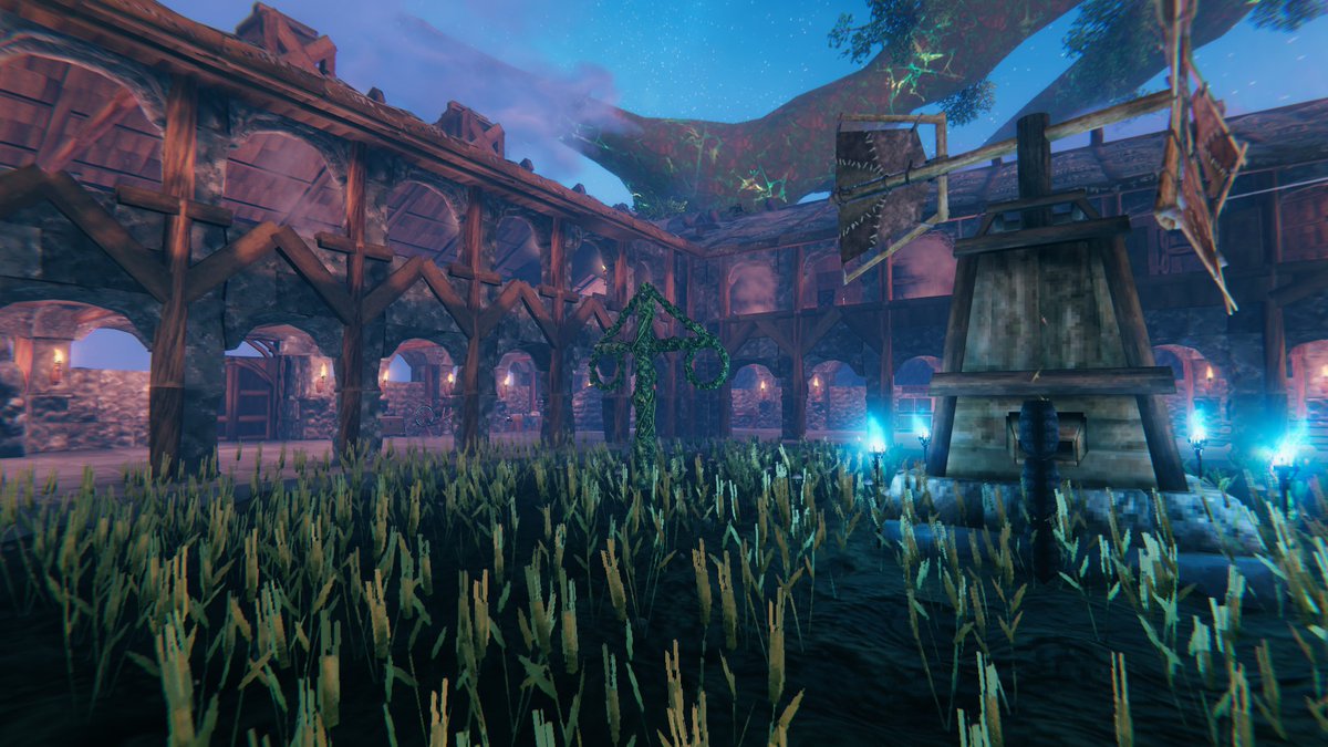SyntaxSeed's tweet photo. The endgame effort of a dedicated group of friends over the last couple of years - built in the Plains with the vanilla game as a true team effort! ⛏️🪓
#Valheim #ValheimScreenshot #ValheimBotM @Valheimgame https://t.co/oUb3McP72C