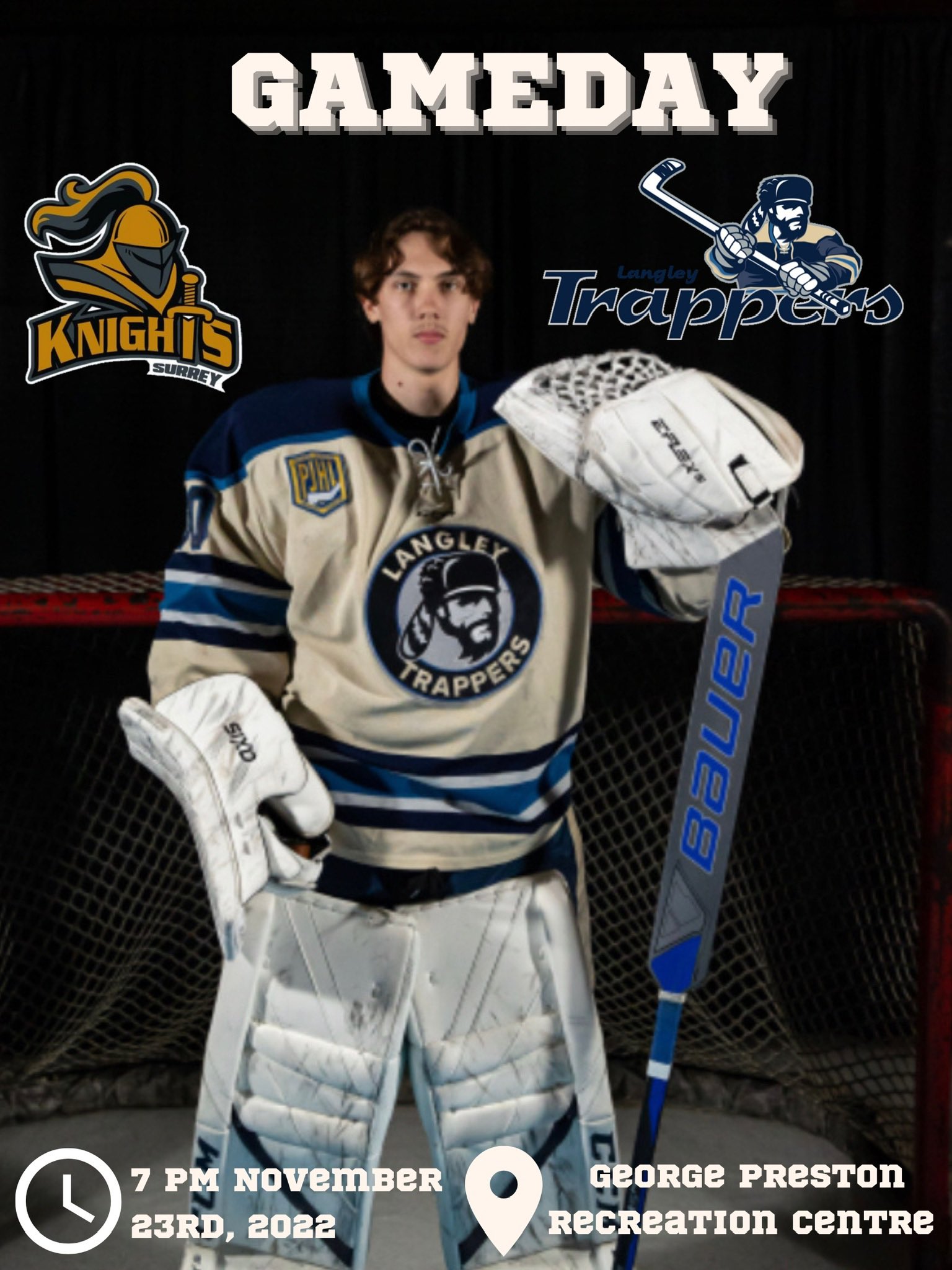 Langley Trappers on Twitter "Tonight we conclude our slate of back to back games, as we take on