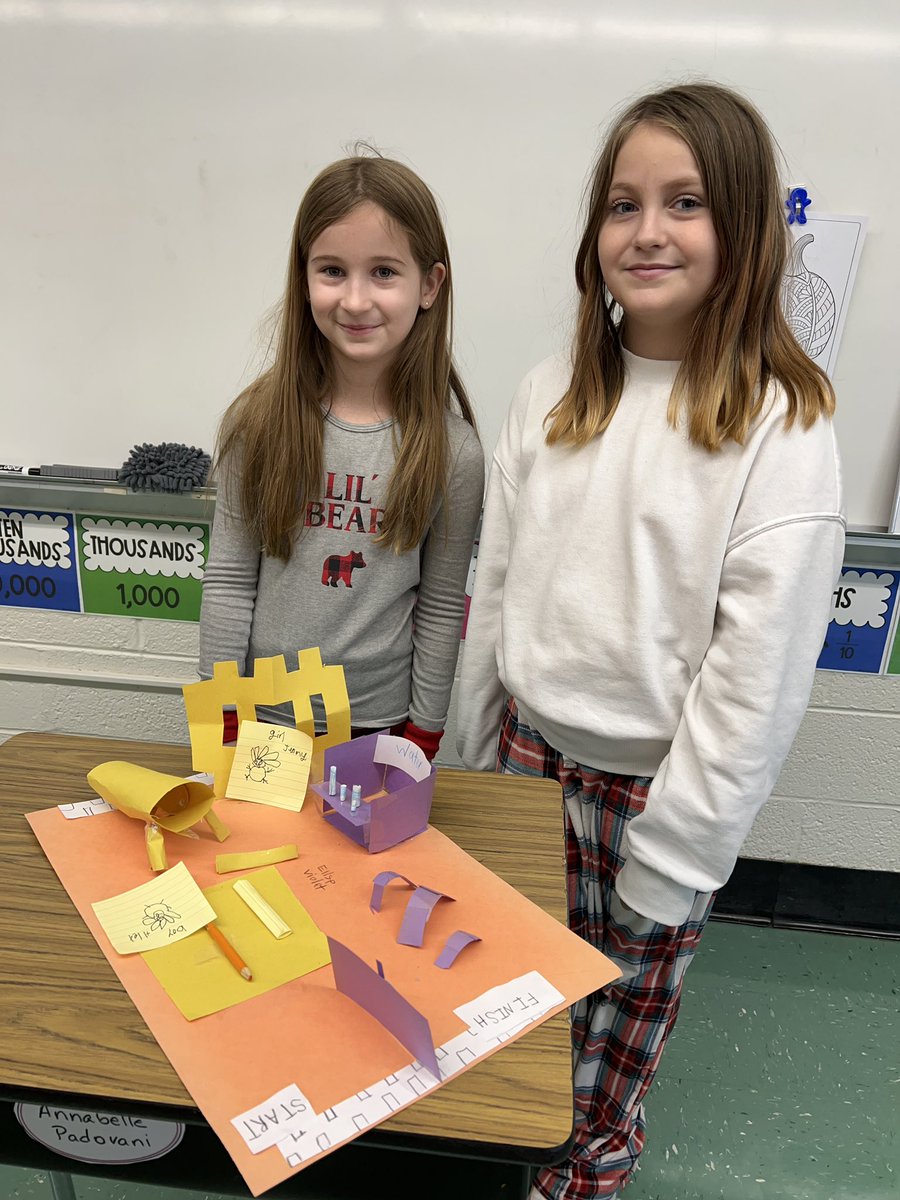 The fourth grade made 3D obstacle courses as part of our STEM projects after reading the book “The Great Turkey Race.” We had a great time planning, building and presenting them. <a href="/ApshawaSchool/">Apshawa School</a> Happy Thanksgiving.
