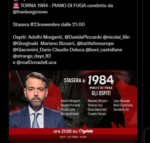LAURADEPS's tweet photo. rtw d'invito per #Byoblu1984 #Byoblu1984 #Byoblu1984 #Byoblu1984 #Byoblu1984 #Byoblu1984 #Byoblu1984 #Byoblu1984 #Byoblu1984 #Byoblu1984 #Byoblu1984
#Byoblu1984 #Byoblu1984 #Byoblu1984 #Byoblu1984 #Byoblu1984 #Byoblu1984
>|<
#staseraitalia #ControGovMeloni ehm #Controcorrente https://t.co/ZbH0UZGRUz