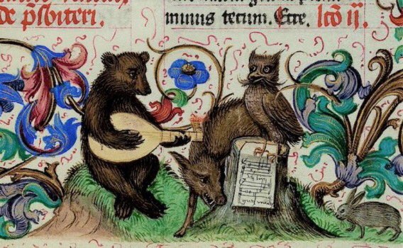 band practice, germany, 15th century