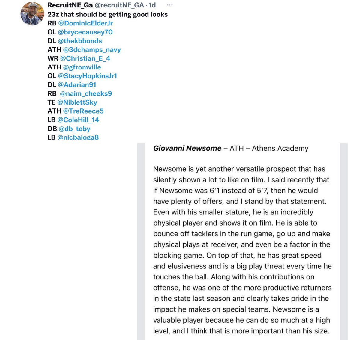 gfromville's tweet photo. Keep sleeping. I’ll change a program. @jwindon35 @damehova9 @CoachBJones95 @CoachGatorTKO @JeffScoggins12 @ConnorC_Jackson @KenWhitehead404 @RecruitGeorgia @NEGARecruits @recruitNE_GA @BigFaceSportss @PlayBookAthlete @BrandScholars @AcesEliteFC @ChrisGriggs9 @GeorgiaPrepMag #d1 https://t.co/o3mazBi4Bs