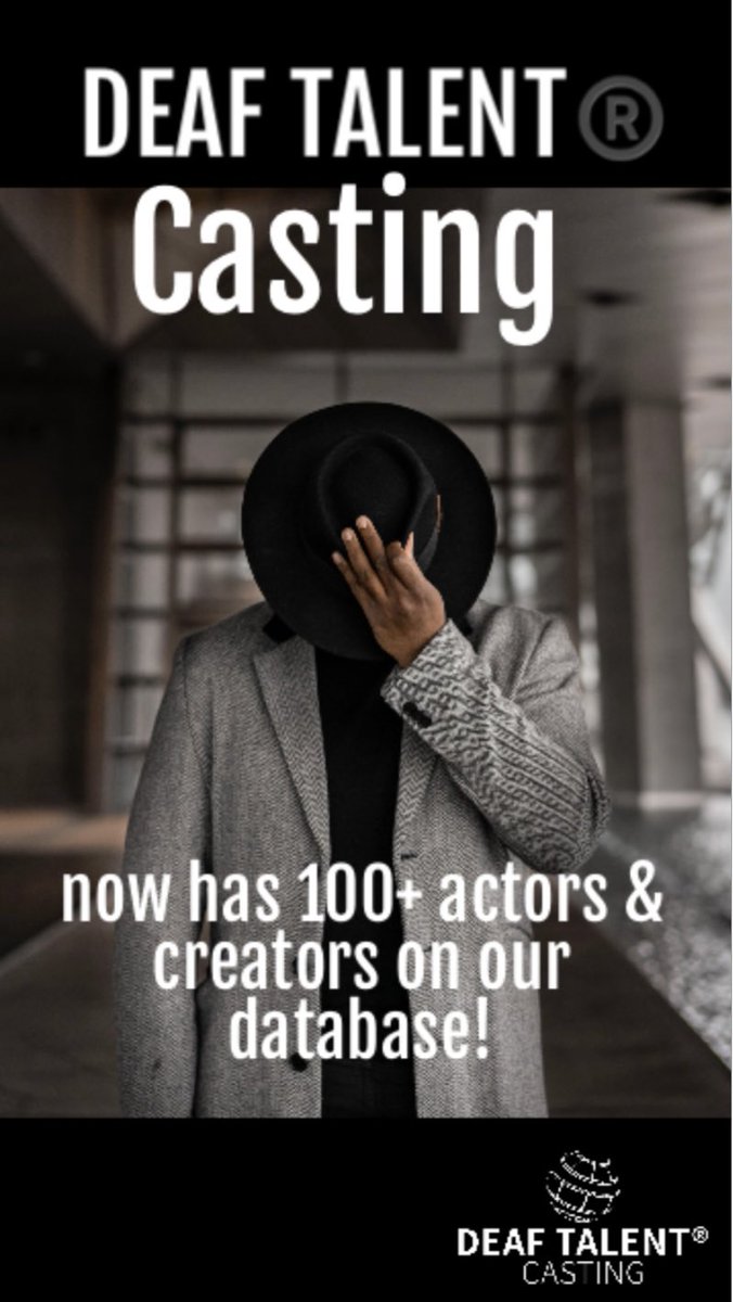 DeafShowRunner's tweet image. We're elated to share the good news! Our work has paid off! #DeafTalentCasting #DTMEC  #DeafTalent®️ #DeafTalentCampaign

deaftalentcasting.com