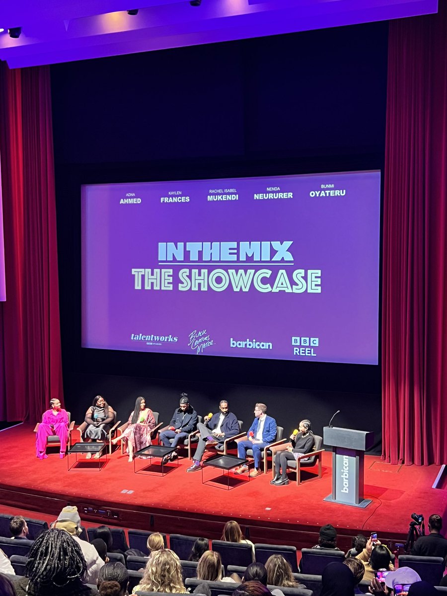 Storytelling X Language 

#InTheMix I The Showcase tonight at the <a href="/BarbicanCentre/">Barbican Centre</a> 

Supported by <a href="/BBC_Reel/">BBC Reel</a> <a href="/bbcstudios/">BBC Studios</a> <a href="/BCreatorsMatter/">Black Creators Matter</a>