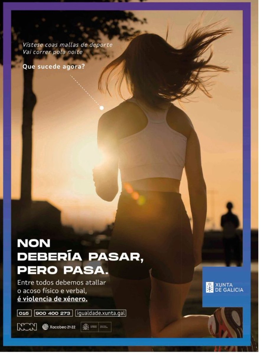 rizlinha's tweet photo. A campaña da @Xunta polo #25N estigmatizando as condutas das mulleres e potenciando o medo, cada ano se superan. Isto si é violencia, da institucional... cos nosos cartos. #XuntaDeGalicia #ViolenciaInstitucional #Estigma #Medo https://t.co/khMGJ1ldes