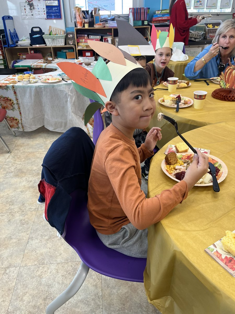 Our annual Thanksgiving feast! We are #stuffed! 🦃<a href="/Mrs_Verdi/">Mrs.Verdi</a> <a href="/Hampton_Street/">Hampton Street</a> <a href="/MineolaUFSD/">Mineola UFSD</a>