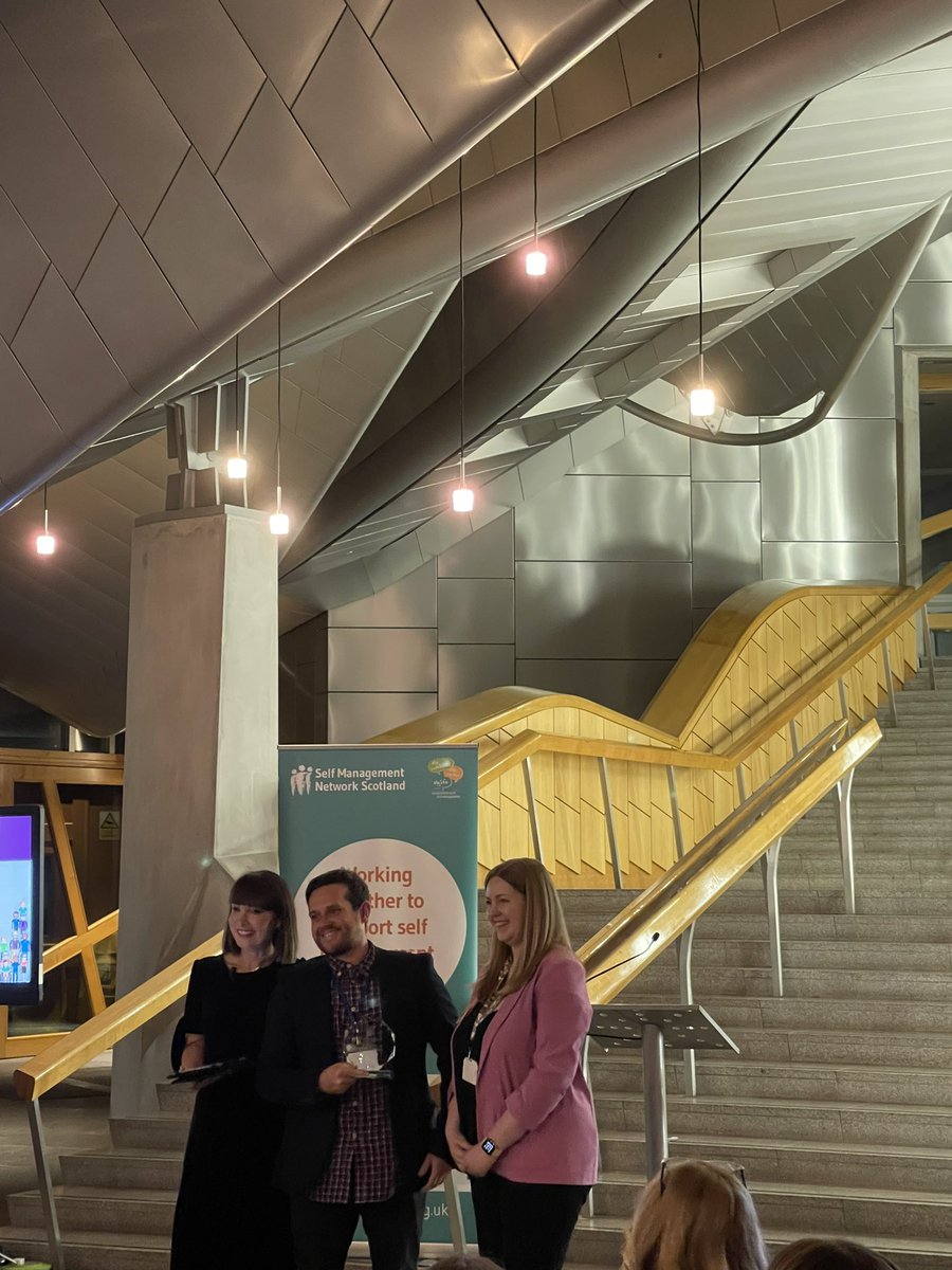 ALLIANCEScot's tweet photo. The winner for the 2022 Self Management Champion of the Year is Darren Crocker @Rule_ette_out! Congratulations from all of us at the @ALLIANCEScot #SelfManagement22 https://t.co/njU1gQUZCu