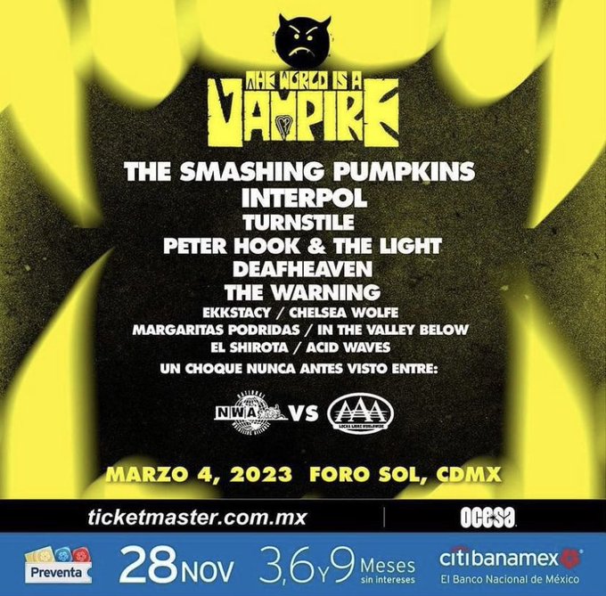 Smashing Pumpkins Announce Co-Headlining The World Is a Vampire Festival with Interpol - American Songwriter