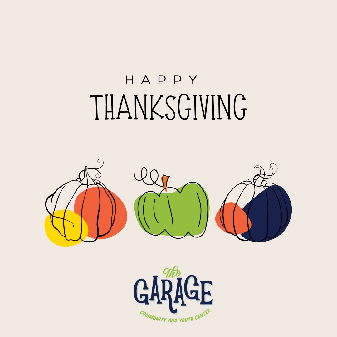 Happy Thanksgiving from our Garage family to yours! 

#Blessed #Thankful