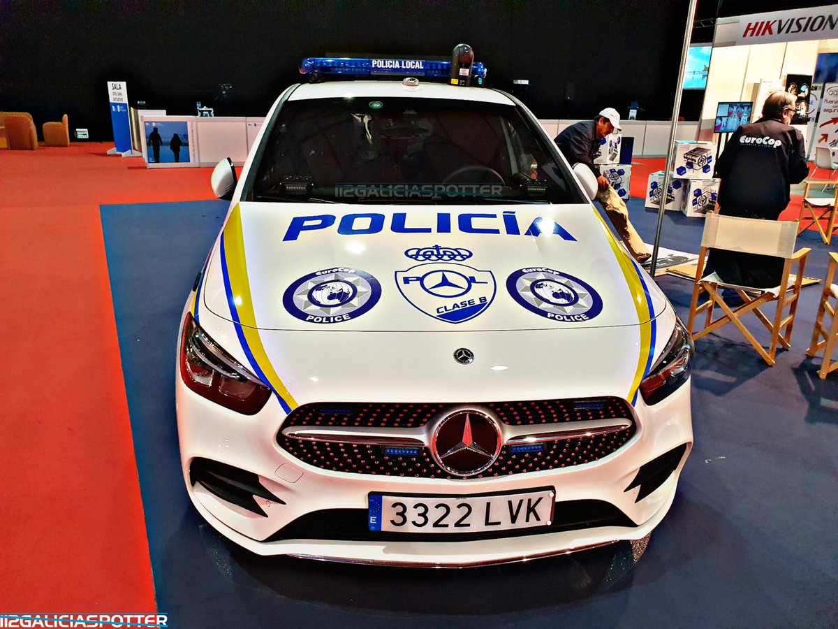 GaliciaSpotter's tweet photo. Mercedes-Benz Clase b Prototipo para Policía Local de @eurocop expuesto en @feriaSEDEXPO
#emergency #prototipe #classb #MercedesBenz #amg #MercedesAMG #sedexpo #sedexpo22 https://t.co/iWDQf3oNrU