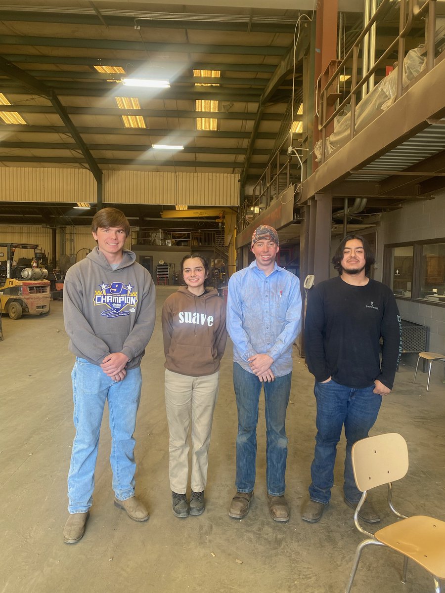 John Vazquez <a href="/TarrantHS/">Tarrant High School</a>  <a href="/TarrantCity/">Tarrant City Schools</a>, Jackson Fuller and Emily Salas <a href="/vhcschools/">Vestavia Hills City Schools</a> <a href="/VestaviaHillsHS/">Vestavia Hills High School</a>, and Thomas Luttrell <a href="/mtnbrookhs/">Mountain Brook High School</a> <a href="/mtnbrookschools/">Mountain Brook Schools</a> are working this week in the shop <a href="/GoodgameCompany/">Goodgame Company, Inc.</a>.  Looks like they are getting REAL WORLD EXPERIENCE.