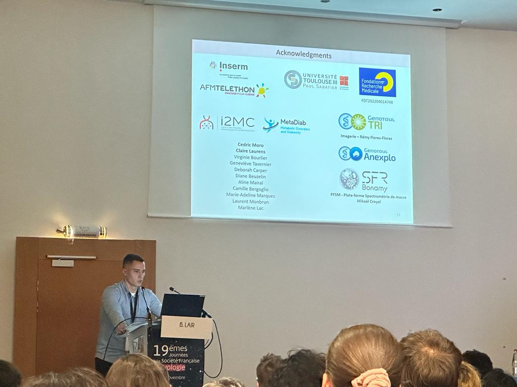 Cedric Moro (@cedricmoro_i2mc) on Twitter photo Congratulations to Benjamin Lair, PhD student in the lab, for his great talk at JSFM Toulouse today. <a href="/SMyologie/">SFMyologie</a> <a href="/metadiab/">MetaDiab_Lab</a> <a href="/I2mcT/">I2MC-Toulouse</a> <a href="/I2MC_PhD_Post/">PhD Post Doc I2MC</a> Congratulations to Benjamin Lair, PhD student in the lab, for his great talk at JSFM Toulouse today. <a href="/SMyologie/">SFMyologie</a> <a href="/metadiab/">MetaDiab_Lab</a> <a href="/I2mcT/">I2MC-Toulouse</a> <a href="/I2MC_PhD_Post/">PhD Post Doc I2MC</a>