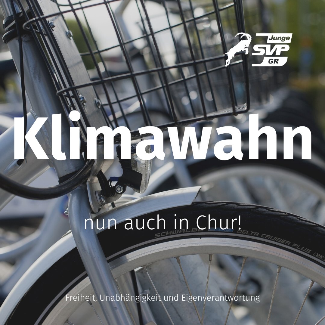 JSVP_GR's tweet photo. Chur soll autofrei werden? Dies ist eine völlig unverantwortliche Forderung gegenüber den meisten Einwohnern innerhalb und auch ausserhalb von Chur, die täglich auf ihr Auto angewiesen sind. Für ein weniger stark befahrenes Chur müssen eindeutig andere Wege eingeschlagen werden. https://t.co/81rBR91o7S