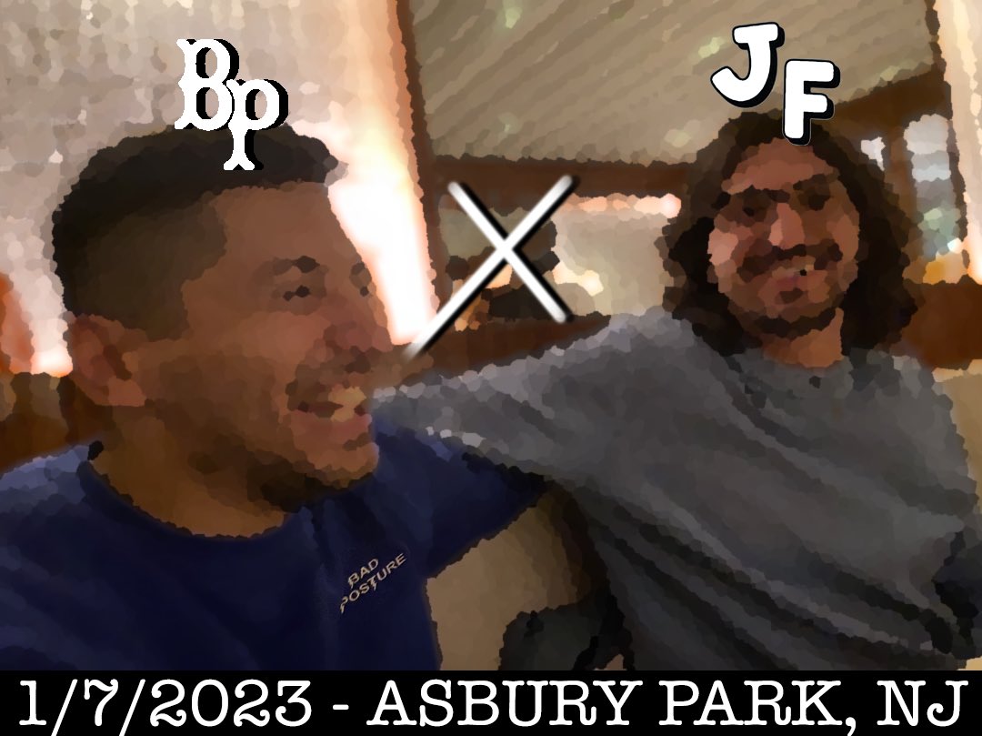 Bad Posture x John Franklin Comedy. Exclusive merch sold at @_johnfranklin_’s first ever stand up special on 1/7 at the House of Independents in Asbury Park, NJ. ticketweb.com/event/john-fra…