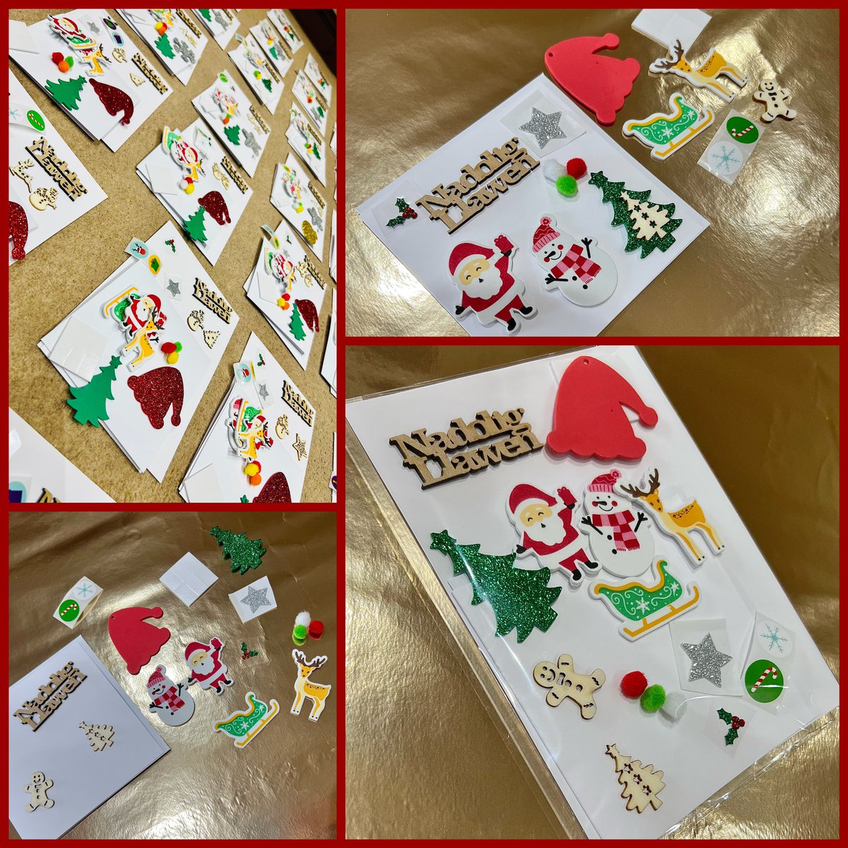 🎄🎅🏼Eitem Nadolig newydd ar gael i’w archebu nawr. 
Cardiau Crefft. Yn cynnwys nifer o sticeri ac arddurniadau nadoligaidd i chi greu cerdyn Nadolig perffaith.
Mae pecyn yn cynnwys 1 cerdyn, amlen, sticeri a addurniadau Nadolig MDF.
etsy.com/uk/shop/MJPrin…
#yagym <a href="/Cymruwrthgalon/">All things Wales 🏴󠁧󠁢󠁷󠁬󠁳󠁿</a>