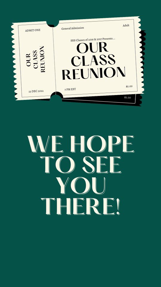 strhs2017's tweet image. Now just one month away.  Join us on December 23rd from 7pm-12am at the Southwick Inn for a combined reunion with C/o 2016 &amp;amp; 2017!  Entrance fee is $5 to cover the room fee.  Plus one’s are welcome!  Please DM us with any questions