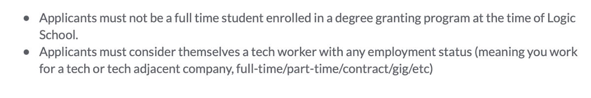 MistressBlunt's tweet photo. SWers who work in tech (and fit eligibility requirements below) you should check out @logic_magazine's Logic School Season 2. 

They are accepting applications for their 2023 cohort through January 6th. 

Apply here: https://t.co/LjvNiRCpaJ https://t.co/eLD4XepfXW