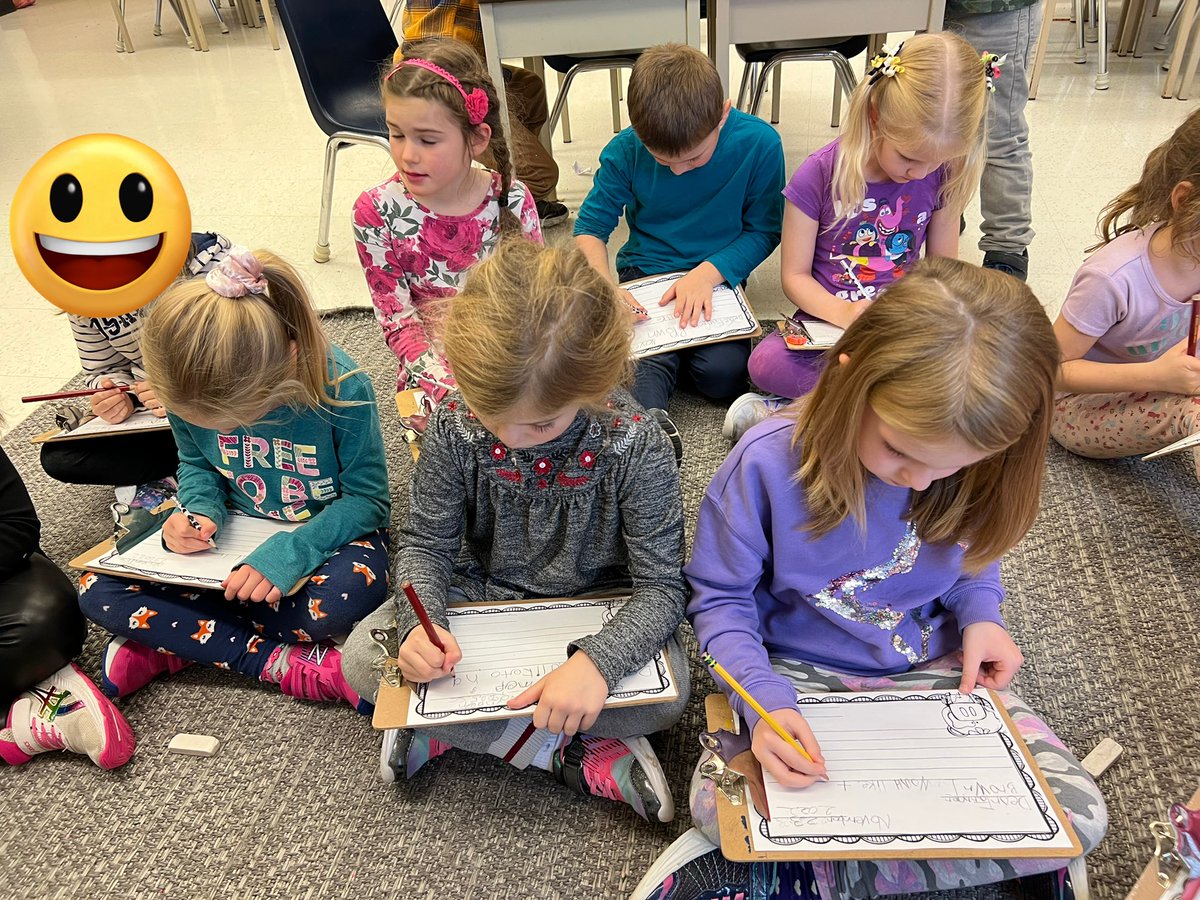 selby_grade1's tweet photo. Then we had some fun writing our own letters to Farmer Brown making with some requests. We had a good laugh signing our names as a cow 🐮 https://t.co/5fDepE3OmZ