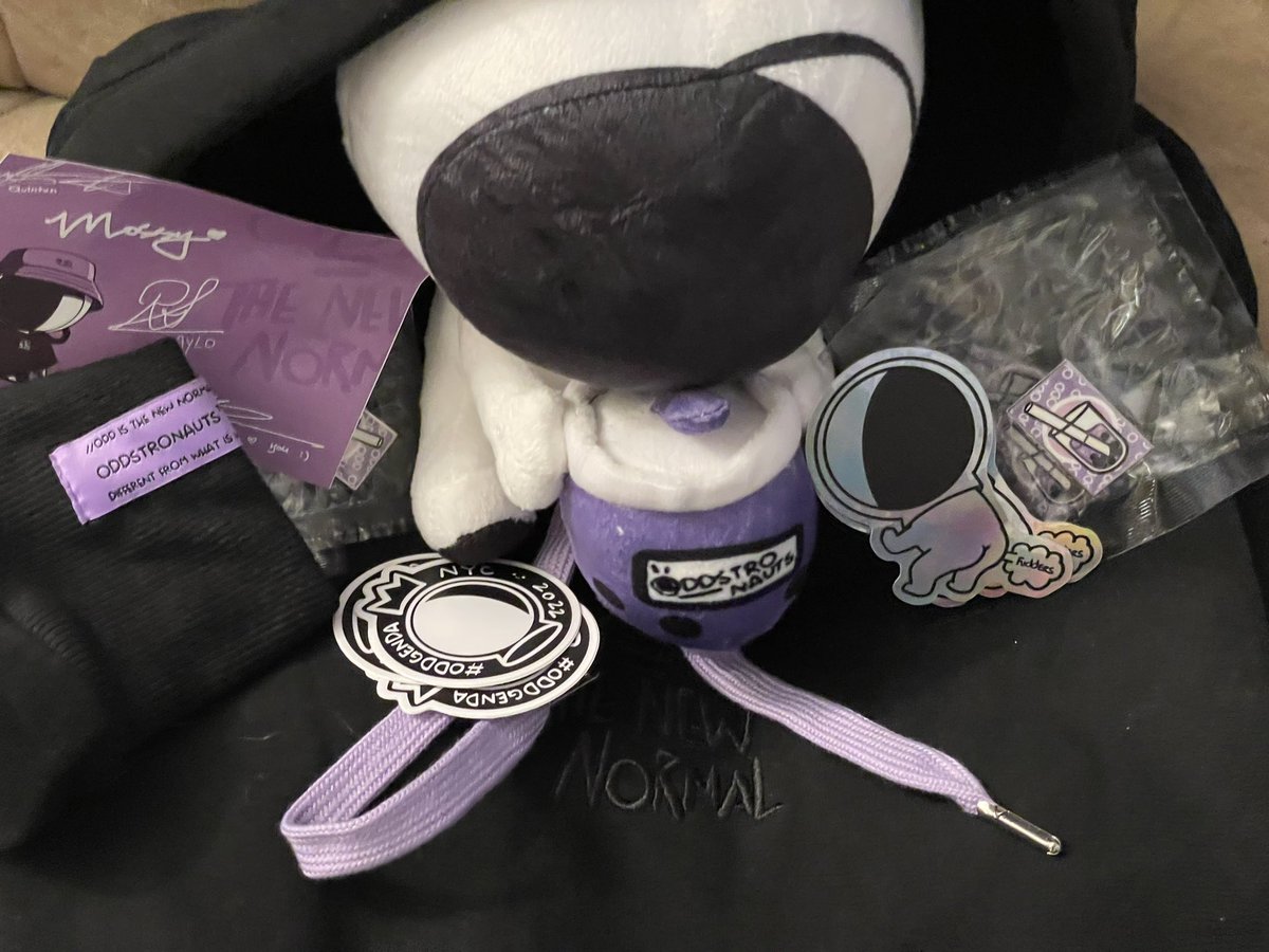 kelz_2682's tweet photo. @oddstronauts appreciate the dope #oddies gear plushie!! Lil dude is dope AF and the hoodie is str8π₯π₯π₯π€#Thenewnormal βπ«‘ https://t.co/YKBee3tlmw