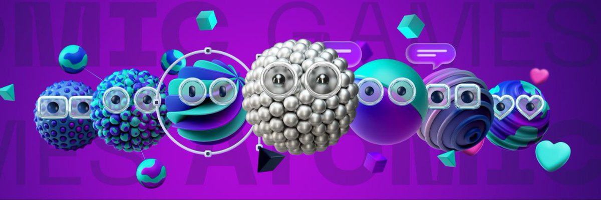 atomic_games_io's tweet photo. What is this on our new banner?
 It's our cool and creative team of
#gamedev 
#blockchain developers
#Designers
#Artists of all kinds
#Marketing persons of all sorts!!

All for #web3
All for #games
All for your Project growth!!! 💜 https://t.co/ONiHLEzmId