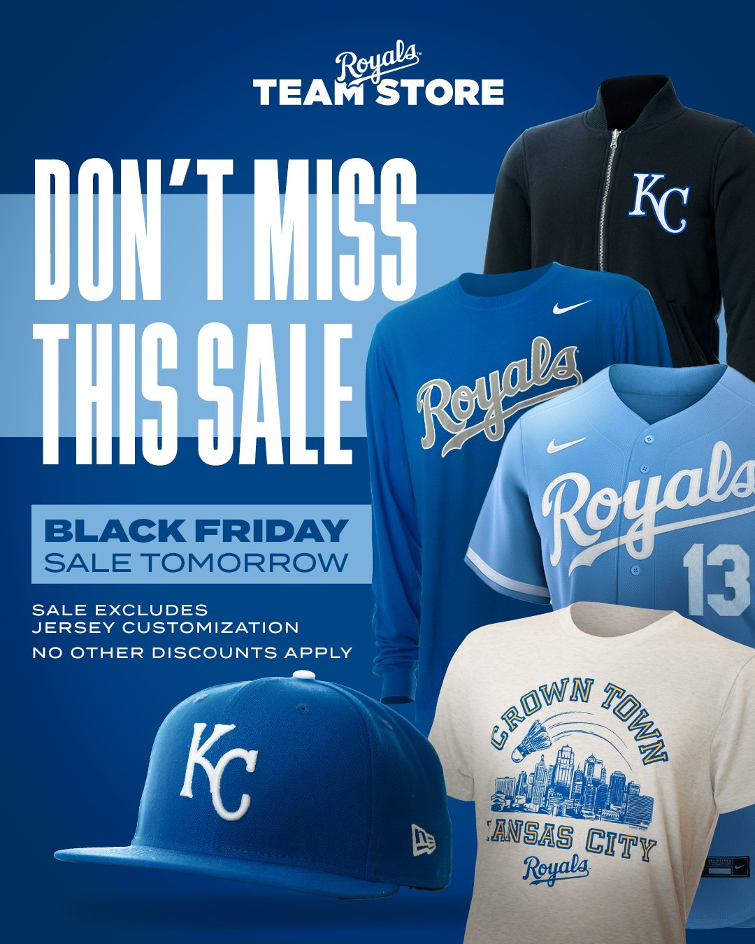 kansas city royals black jersey