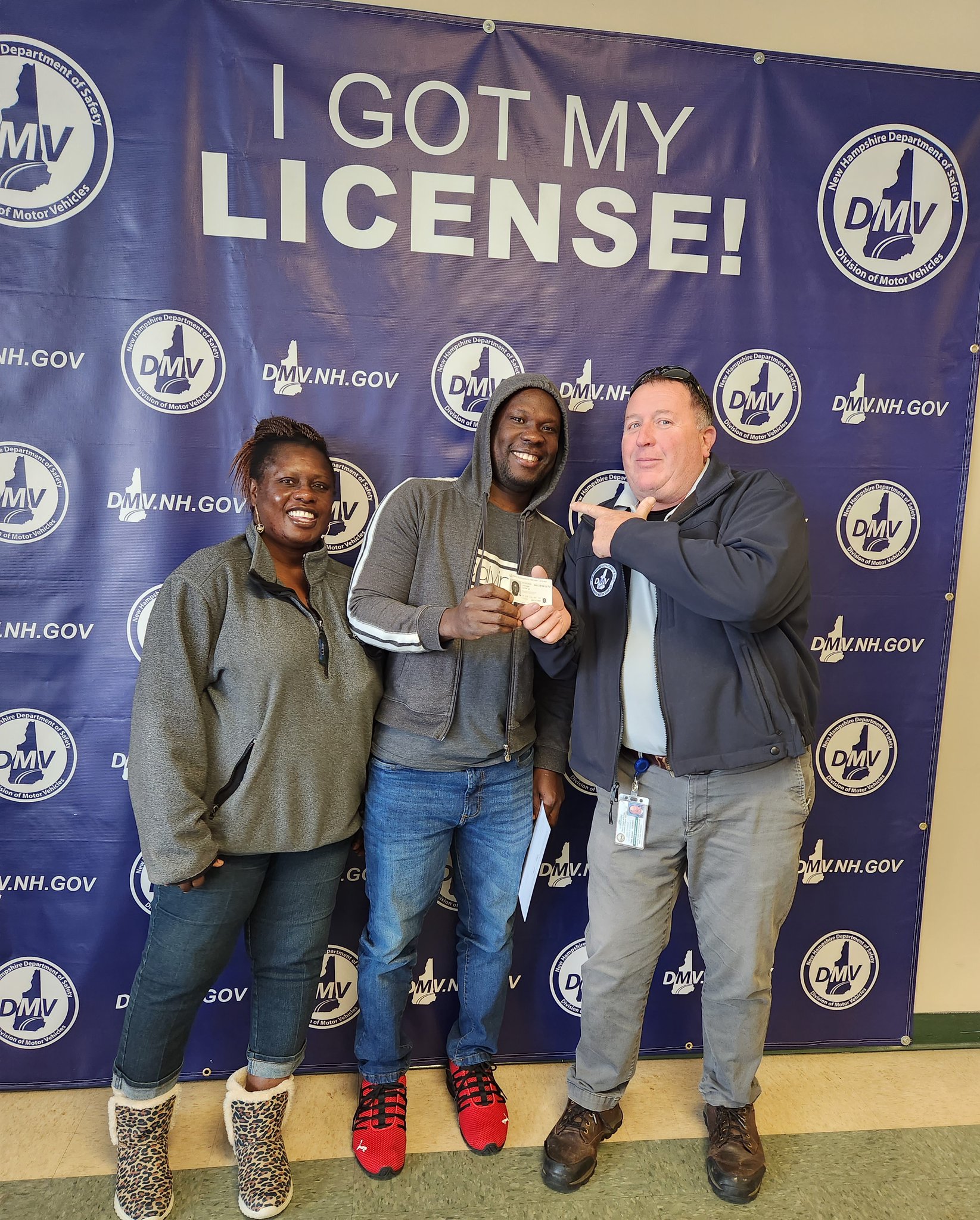 New Hampshire DMV on Twitter "Congratulations to Victor on receiving his license from the NH
