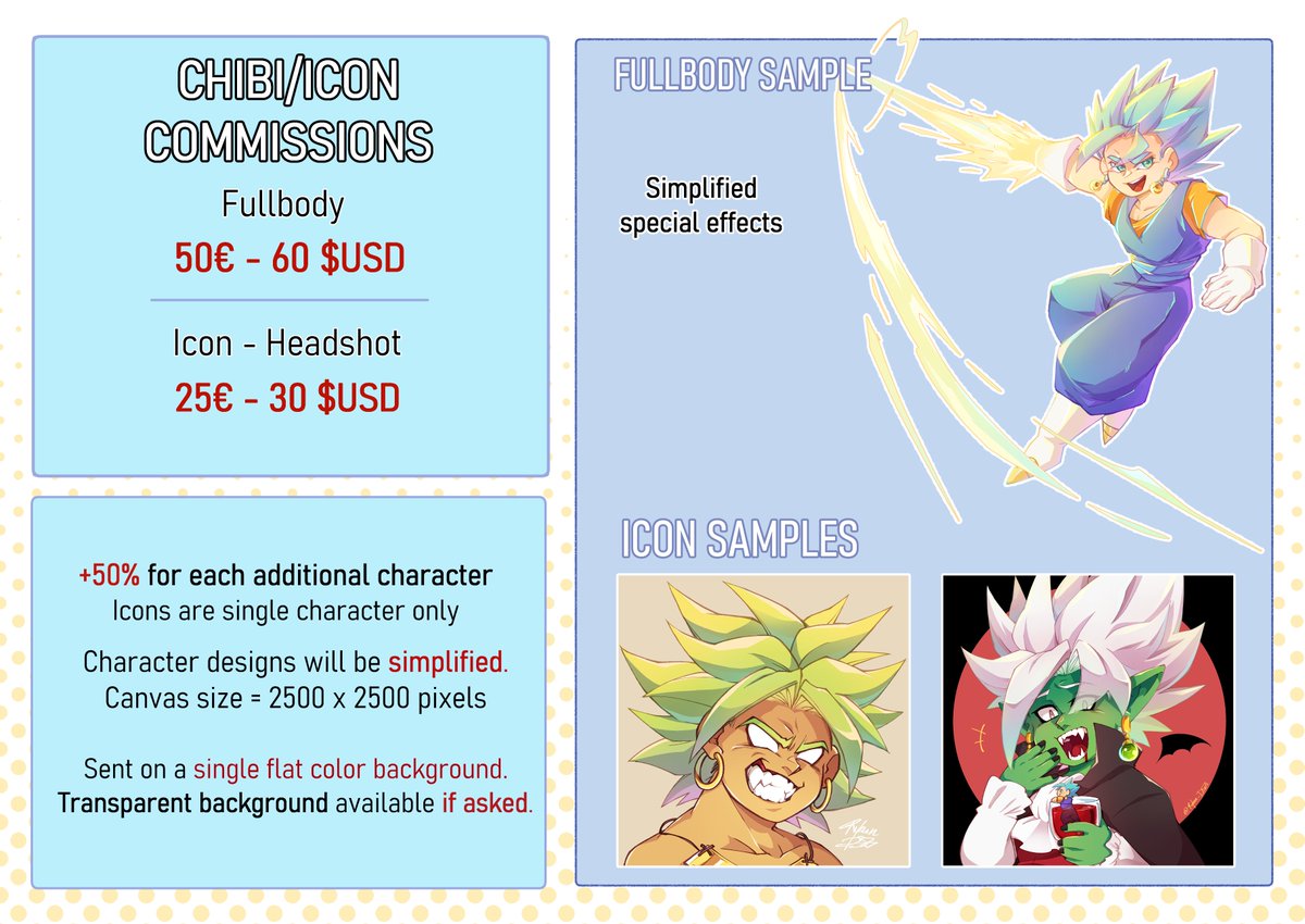 COMMISSIONS OPEN 
5 slots available.

Please throughly read my Terms of Service before commissioning me: https://t.co/jfD7xHwf9Y
DM me if you are interested! 